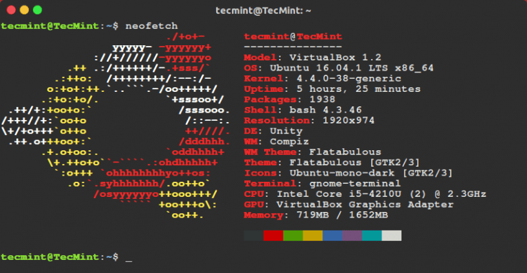 Информация о Ubuntu