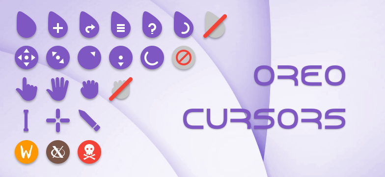 Тема курсоров Oreo Cursors 