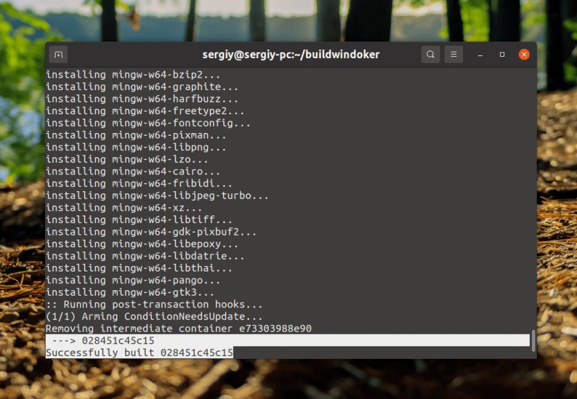 Кросскомпиляция приложений Gotk3 для Windows в Linux