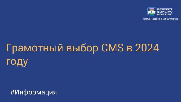 Грамотный выбор CMS в 2024 году