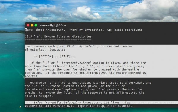 Как в Linux удалить файл