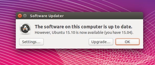 Обновляем Ubuntu до 15.10