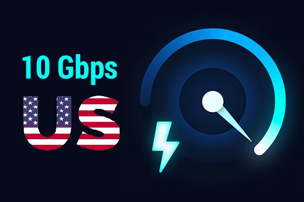 Technical work and maximum speed - 10 Gbit/s now in the USA