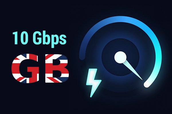 Maximum speed - 10 Gbps now in England!