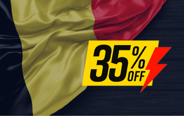 35% discount on VPS in Belgium