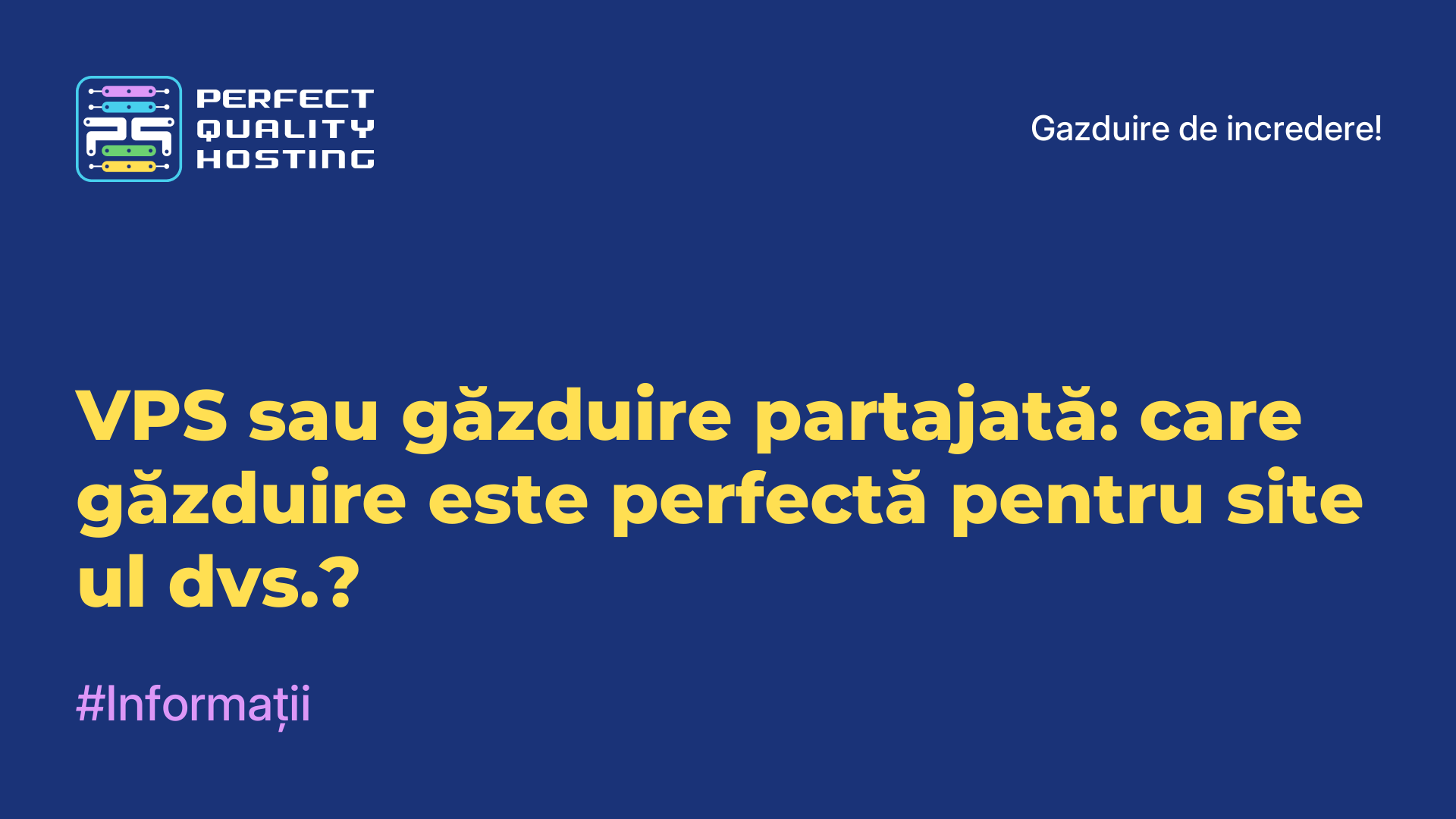 VPS sau găzduire partajată: care găzduire este perfectă pentru site-ul dvs.?