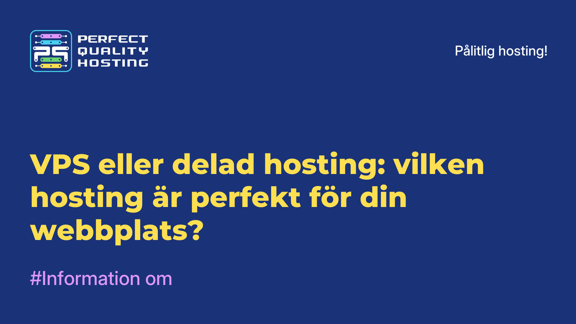 VPS eller delad hosting: vilken hosting är perfekt för din webbplats?