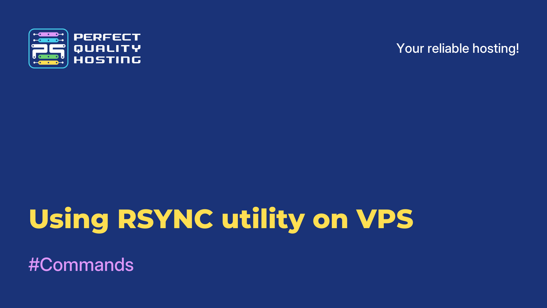 Using RSYNC utility on VPS