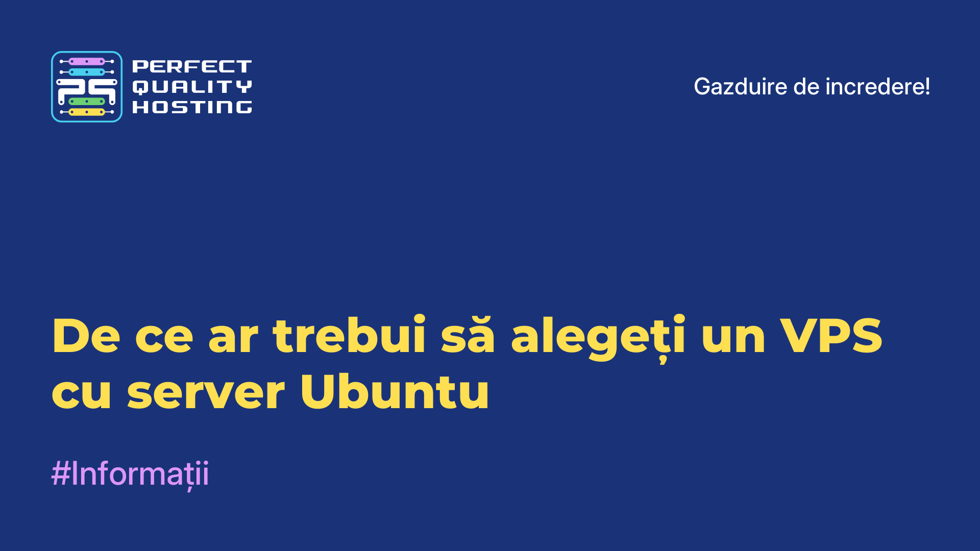 De ce ar trebui să alegeți un VPS cu server Ubuntu