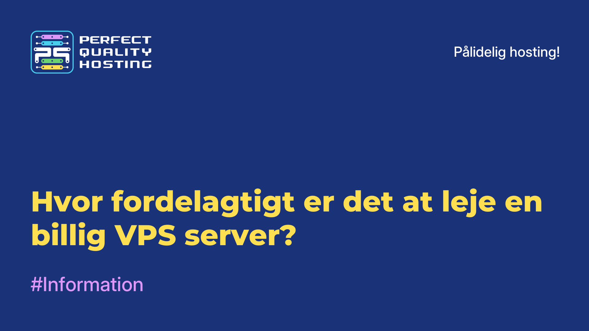 Hvor fordelagtigt er det at leje en billig VPS-server?