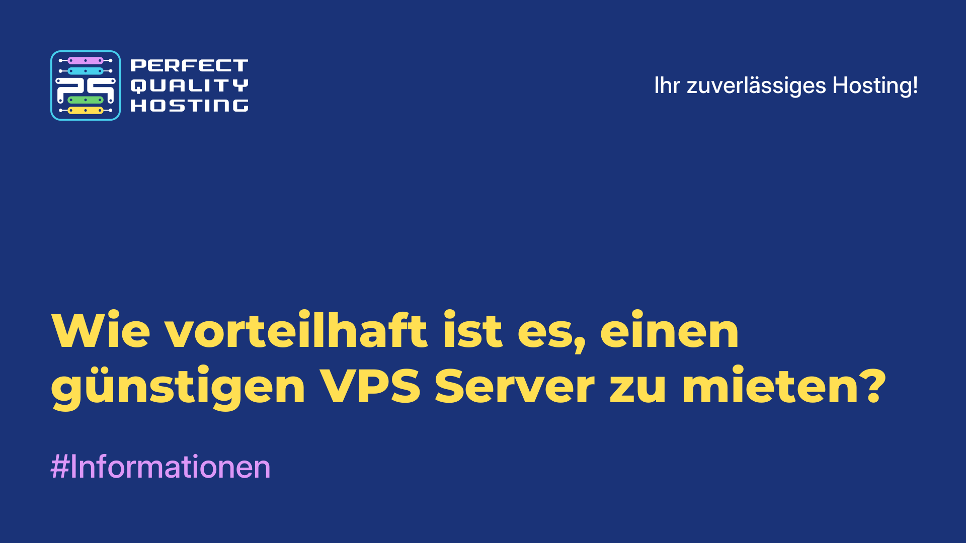 Wie vorteilhaft ist es, einen günstigen VPS-Server zu mieten?