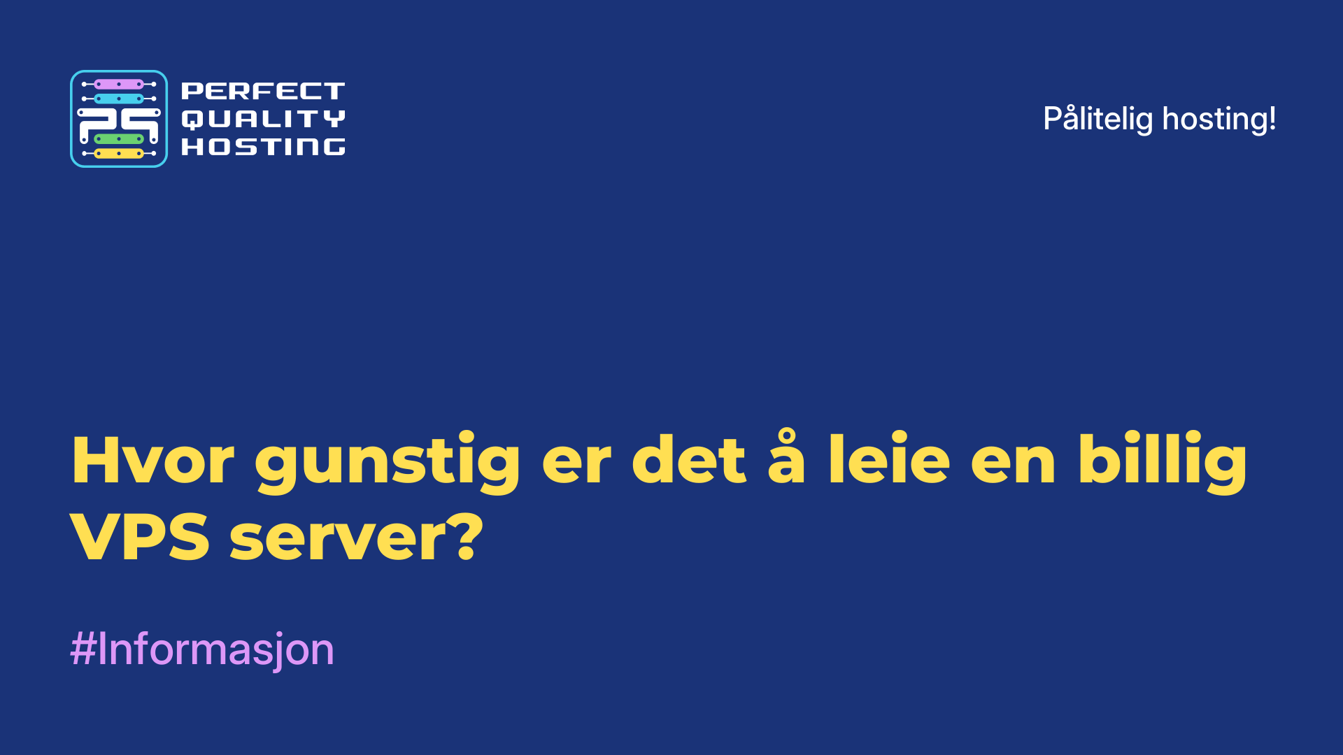 Hvor gunstig er det å leie en billig VPS-server?