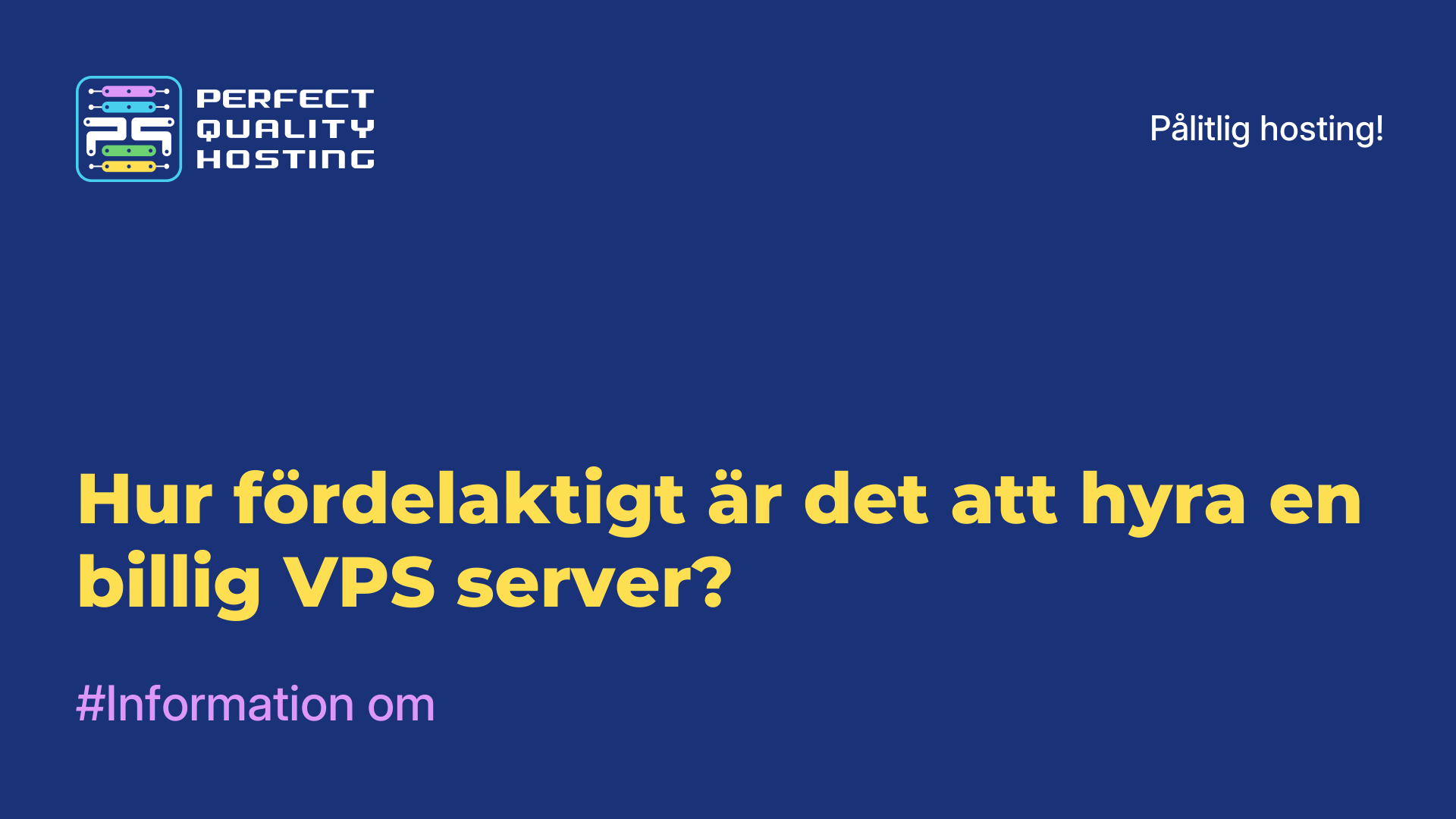 Hur fördelaktigt är det att hyra en billig VPS-server?