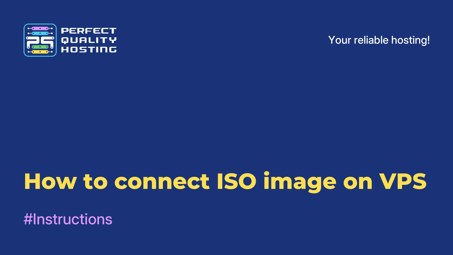 How to connect ISO image on VPS