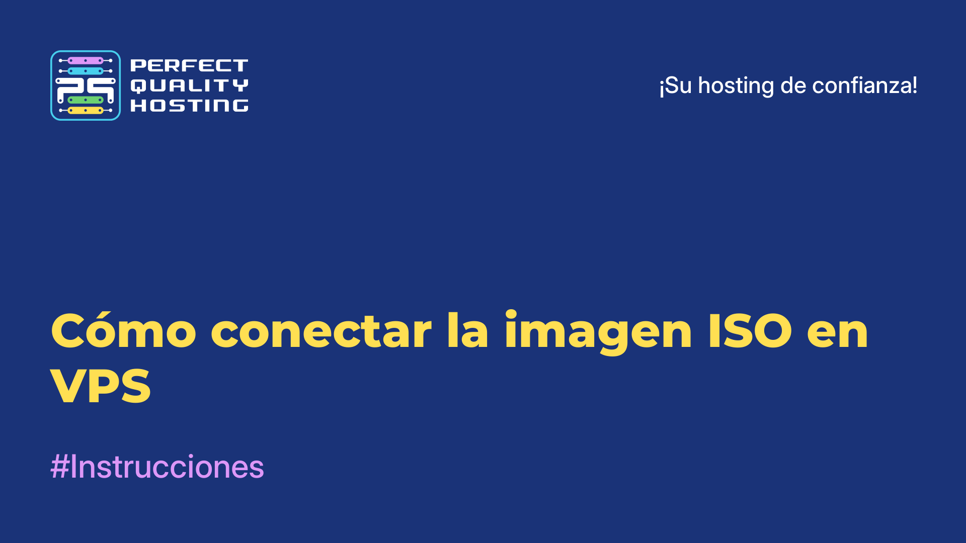 Cómo conectar la imagen ISO en VPS