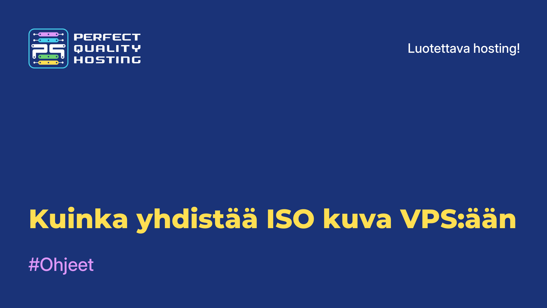 Kuinka yhdistää ISO-kuva VPS:ään