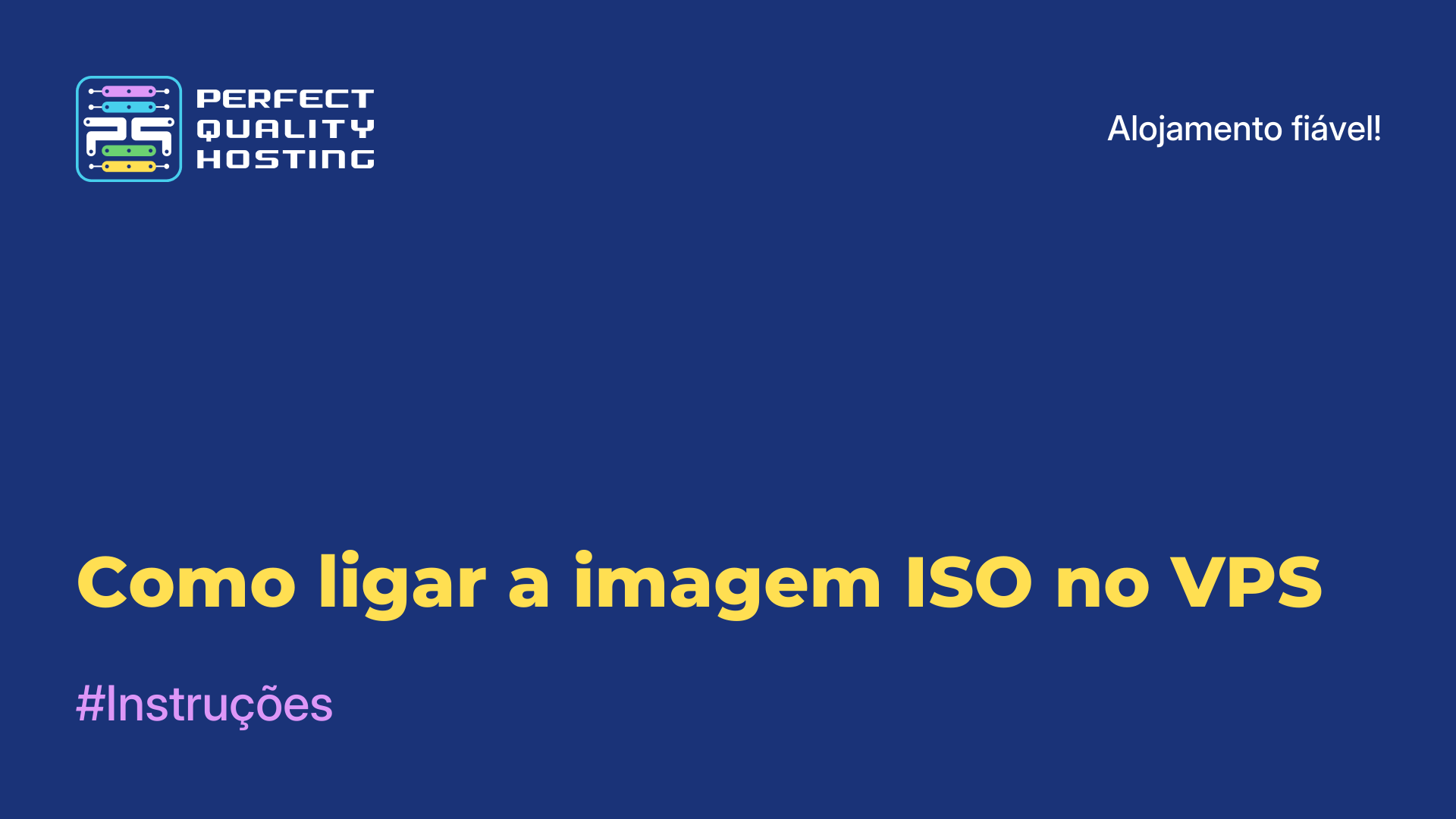 Como ligar a imagem ISO no VPS