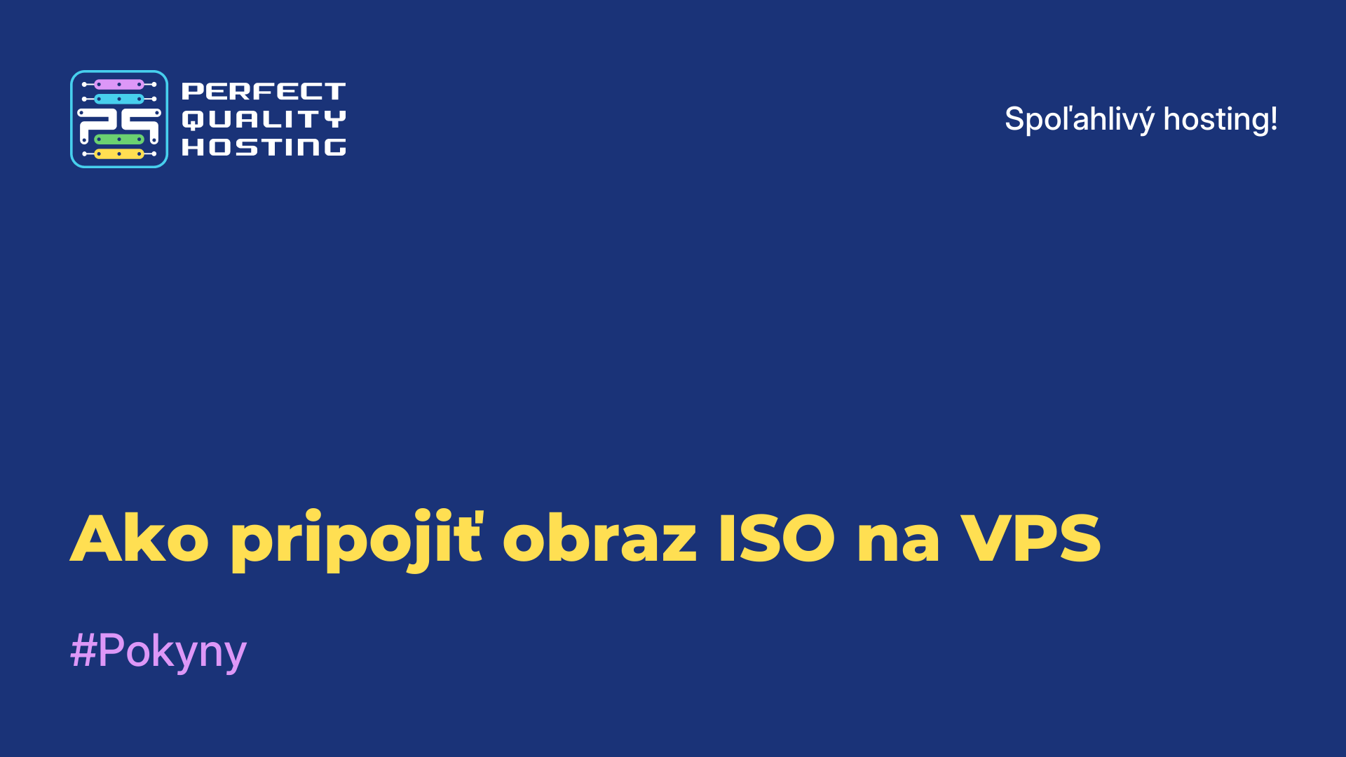 Ako pripojiť obraz ISO na VPS