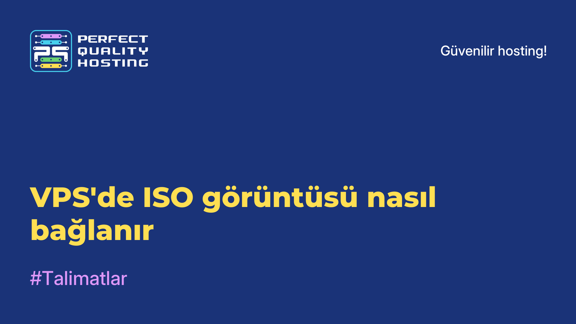 VPS'de ISO görüntüsü nasıl bağlanır