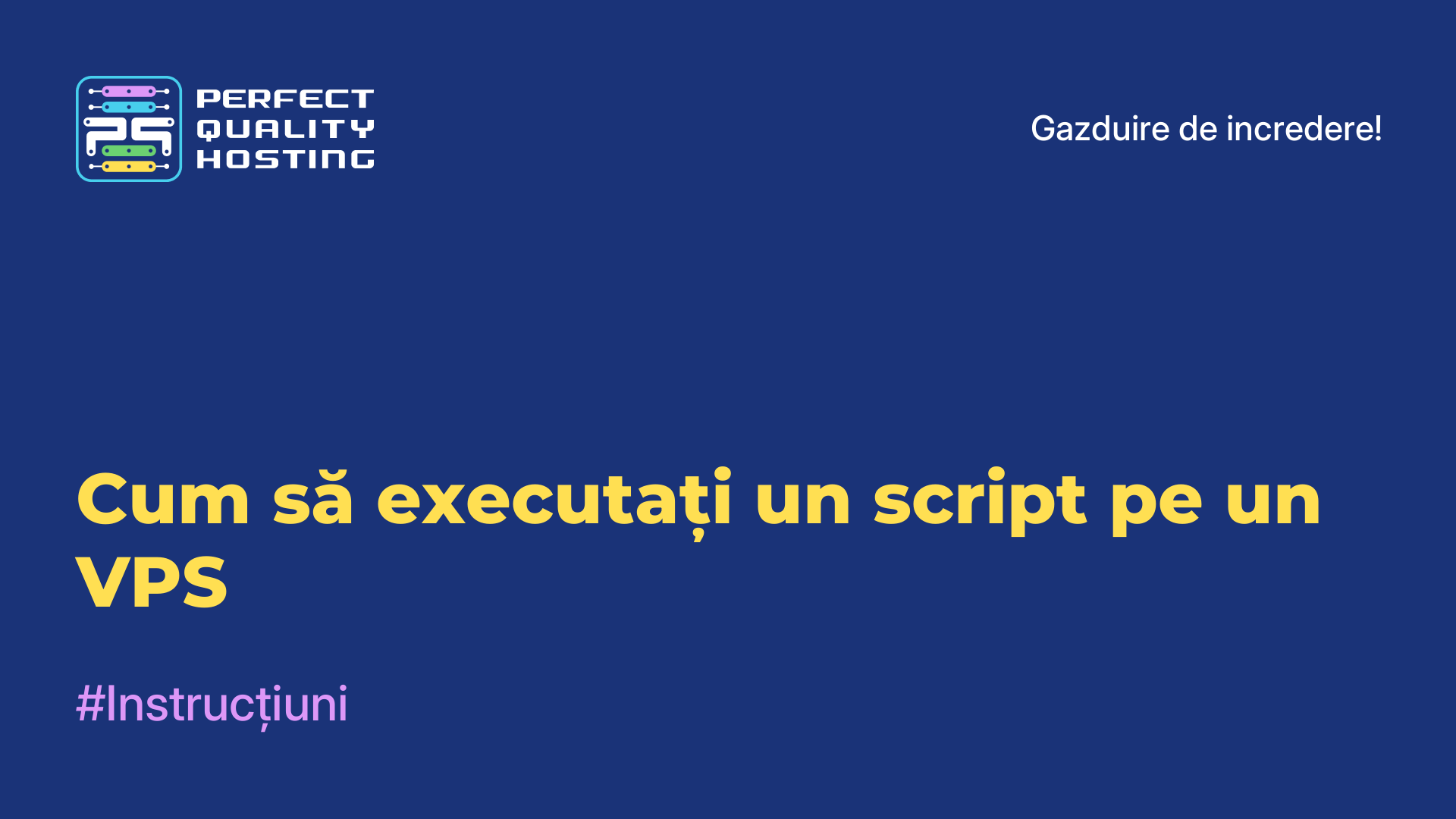 Cum să executați un script pe un VPS