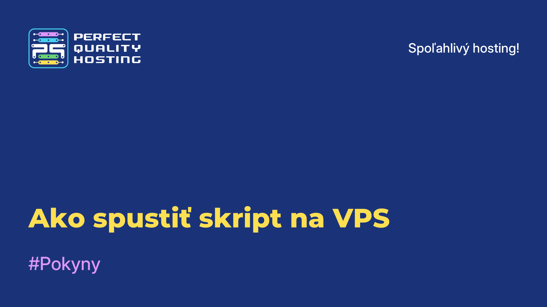 Ako spustiť skript na VPS