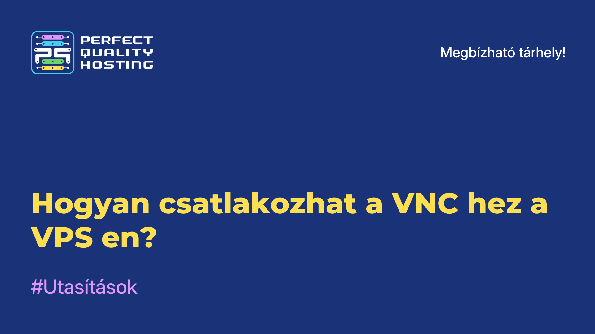 Hogyan csatlakozhat a VNC-hez a VPS-en?