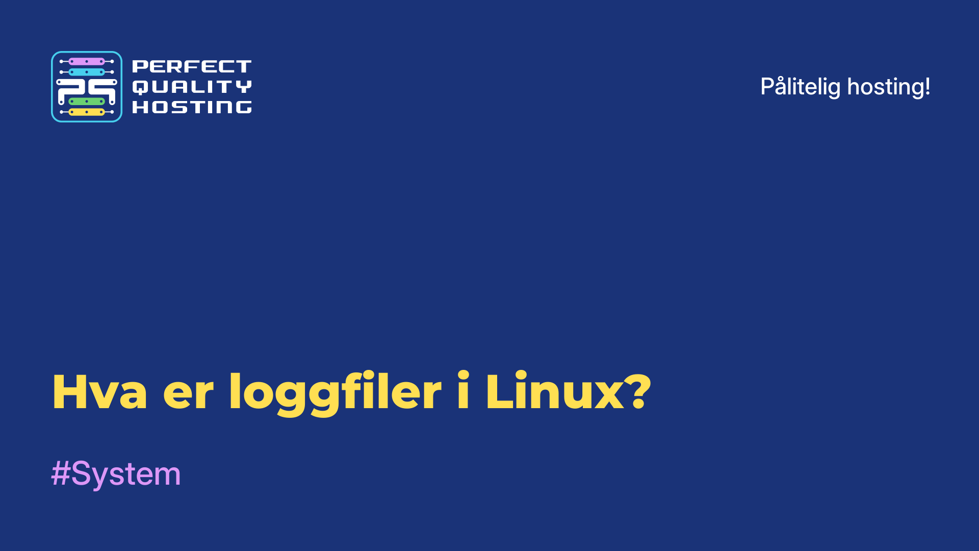 Hva er loggfiler i Linux?