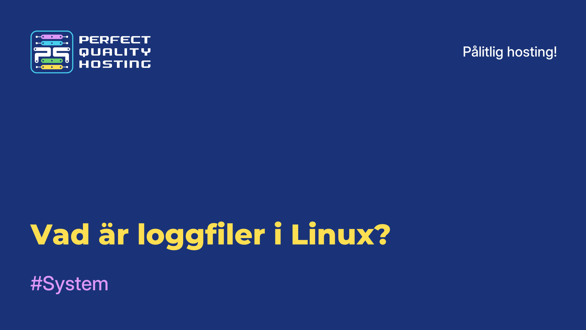 Vad är loggfiler i Linux?