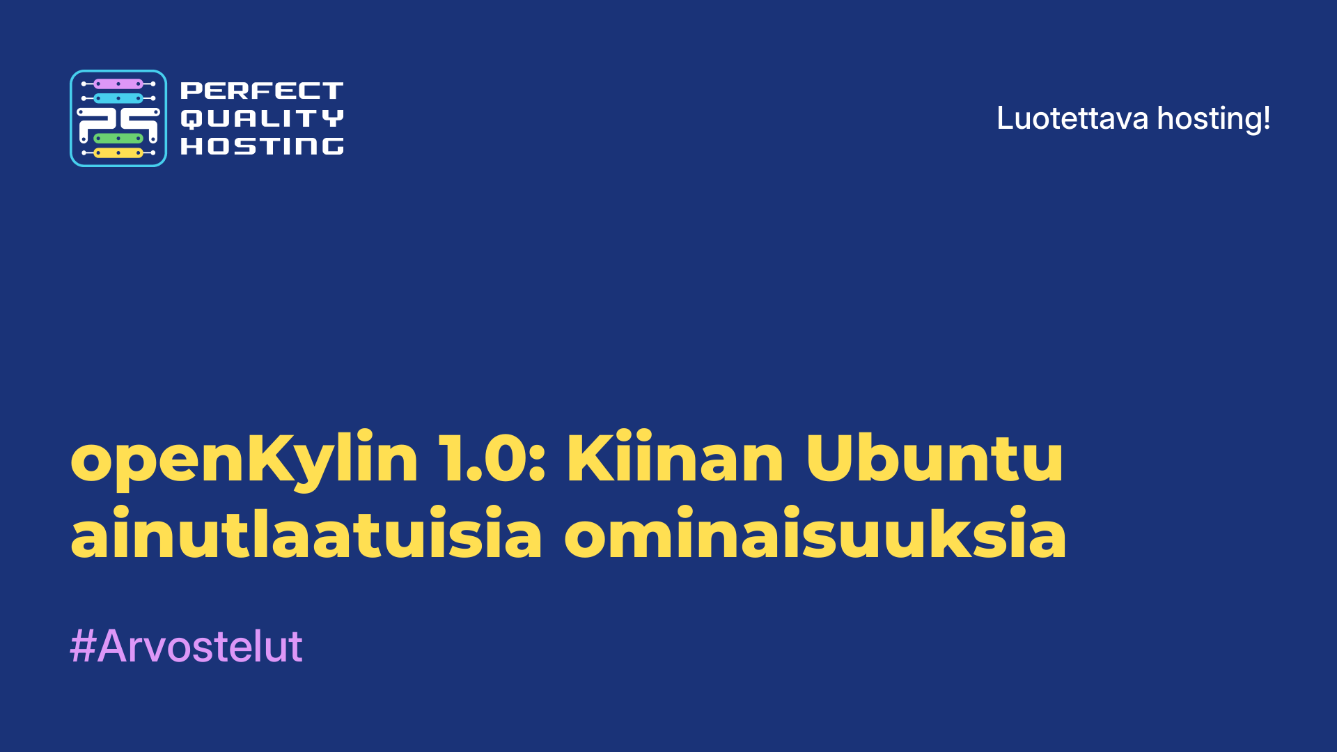 openKylin 1.0: Kiinan Ubuntu ainutlaatuisia ominaisuuksia