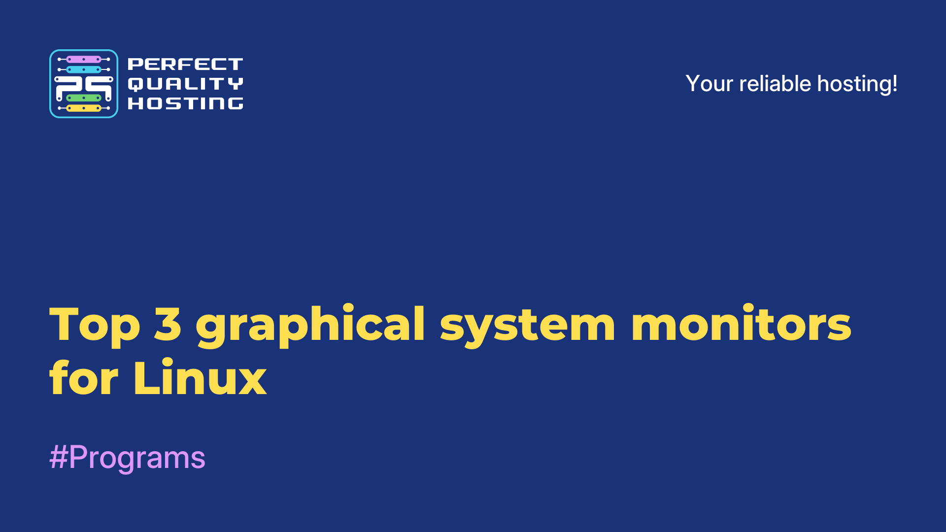 Top 3 graphical system monitors for Linux