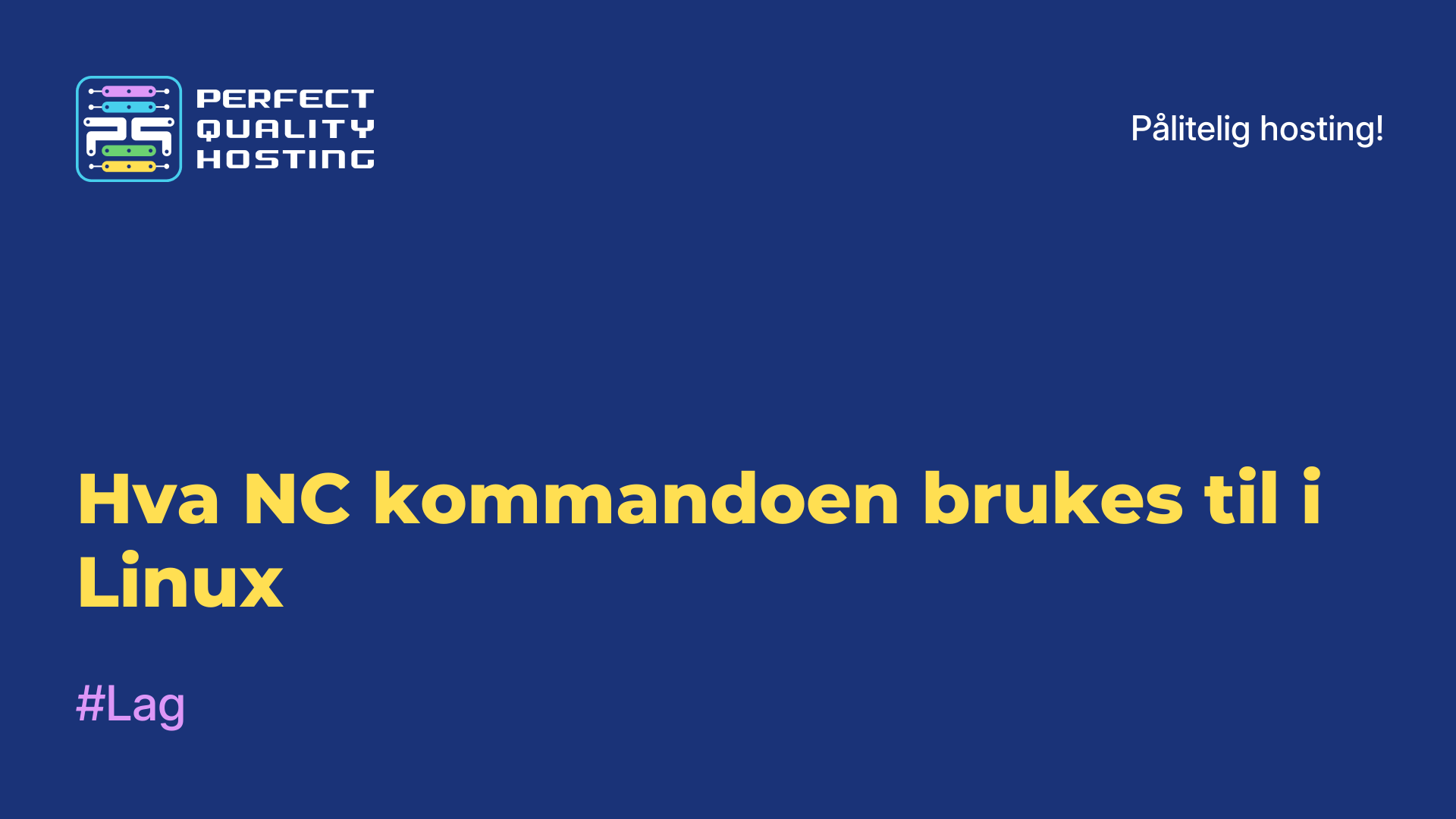 Hva NC-kommandoen brukes til i Linux