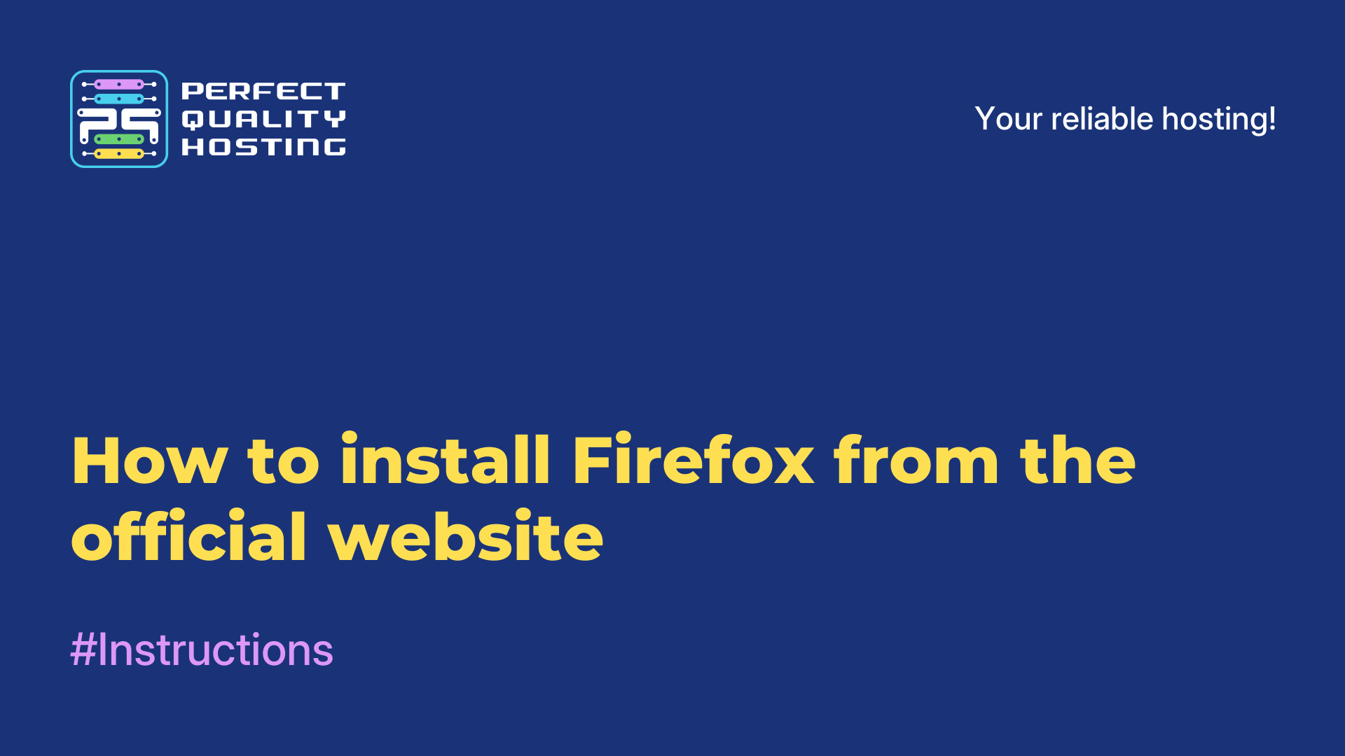 How to install Firefox from the official website