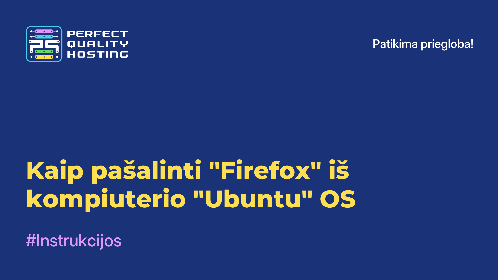 Kaip pašalinti "Firefox" iš kompiuterio "Ubuntu" OS