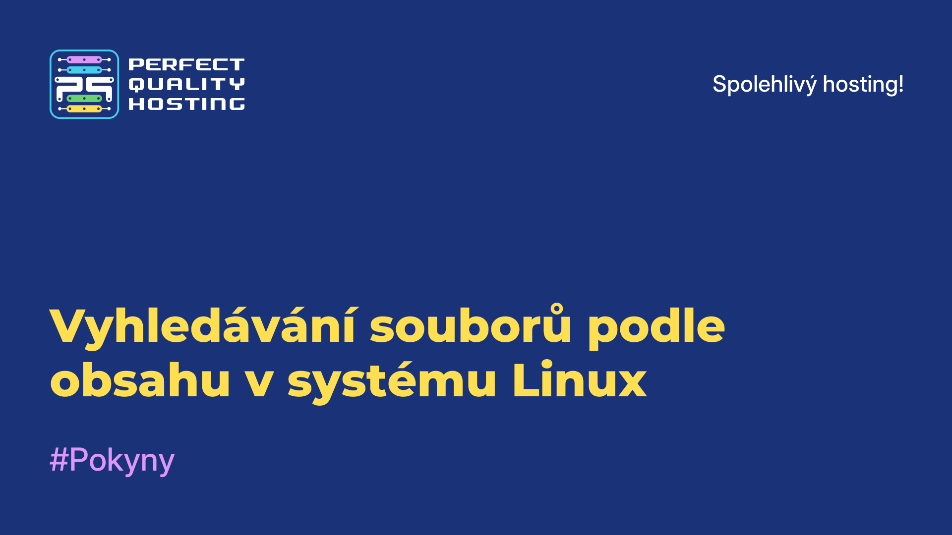 Vyhledávání souborů podle obsahu v systému Linux