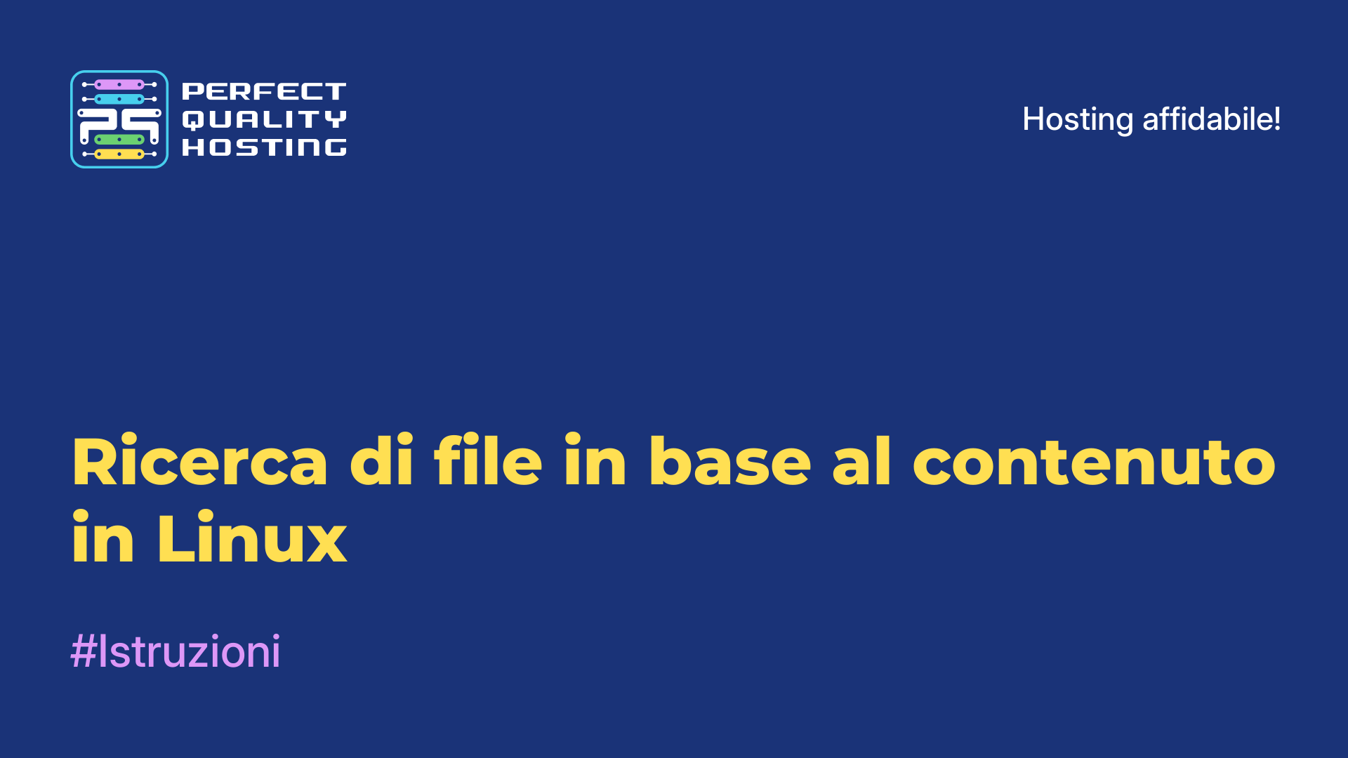 Ricerca di file in base al contenuto in Linux