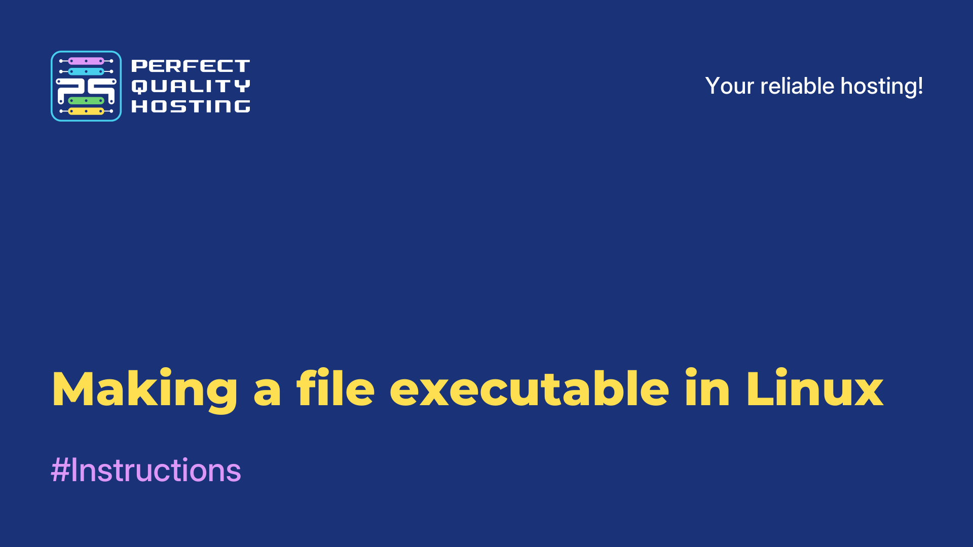 Making a file executable in Linux