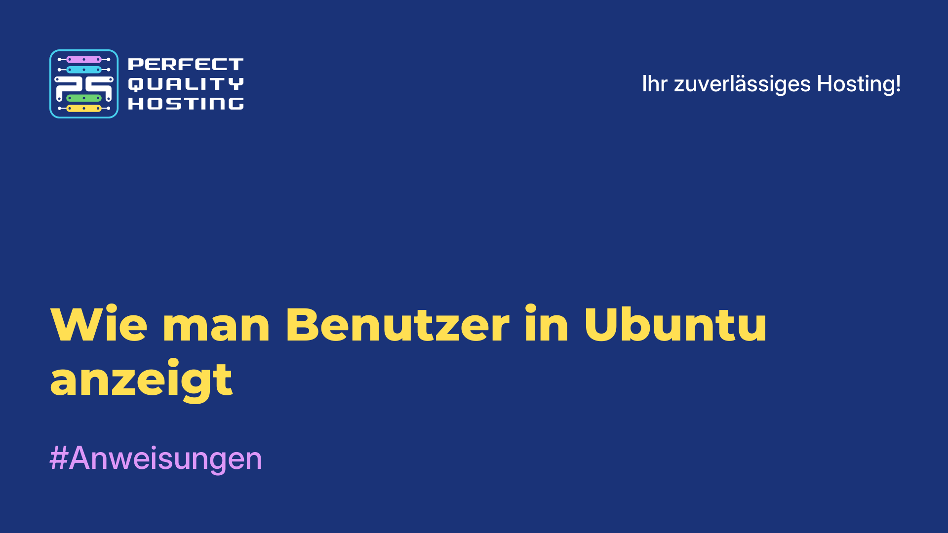 Wie man Benutzer in Ubuntu anzeigt