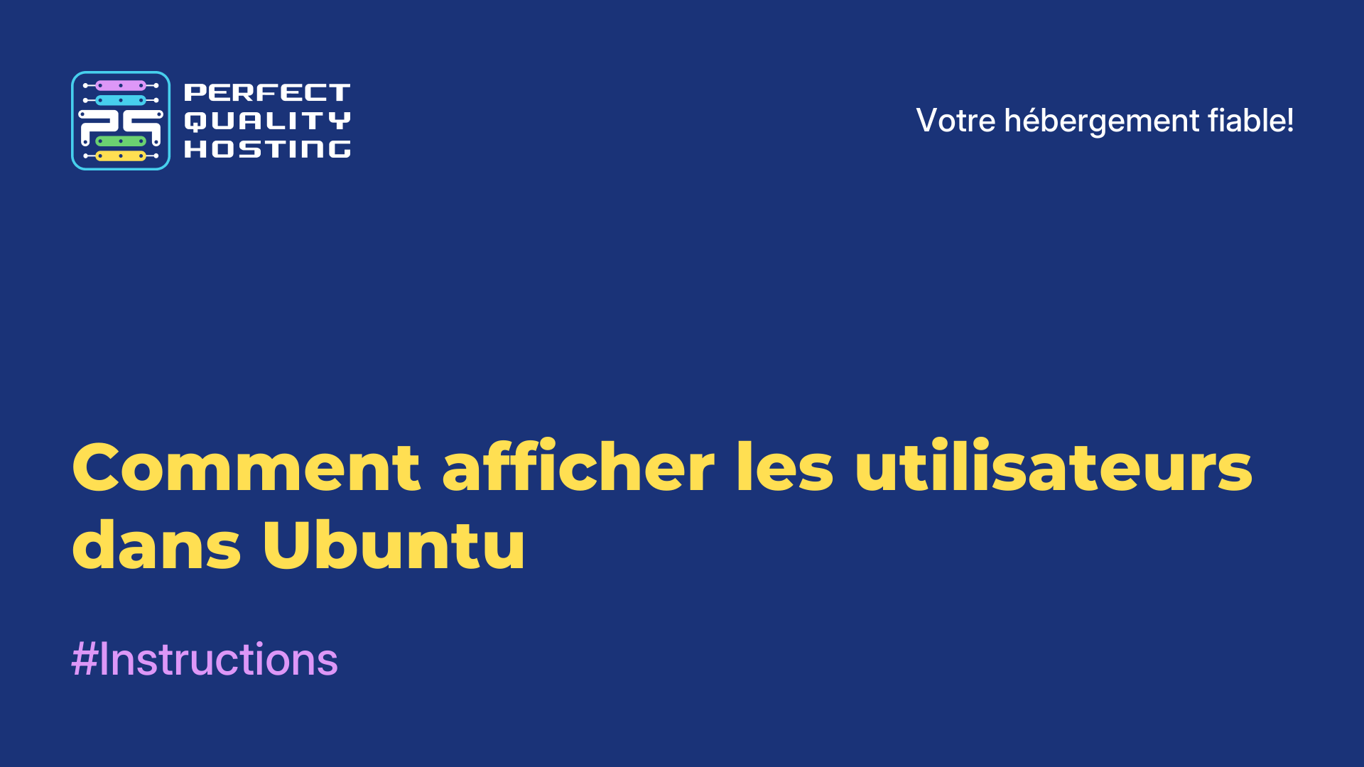 Comment afficher les utilisateurs dans Ubuntu