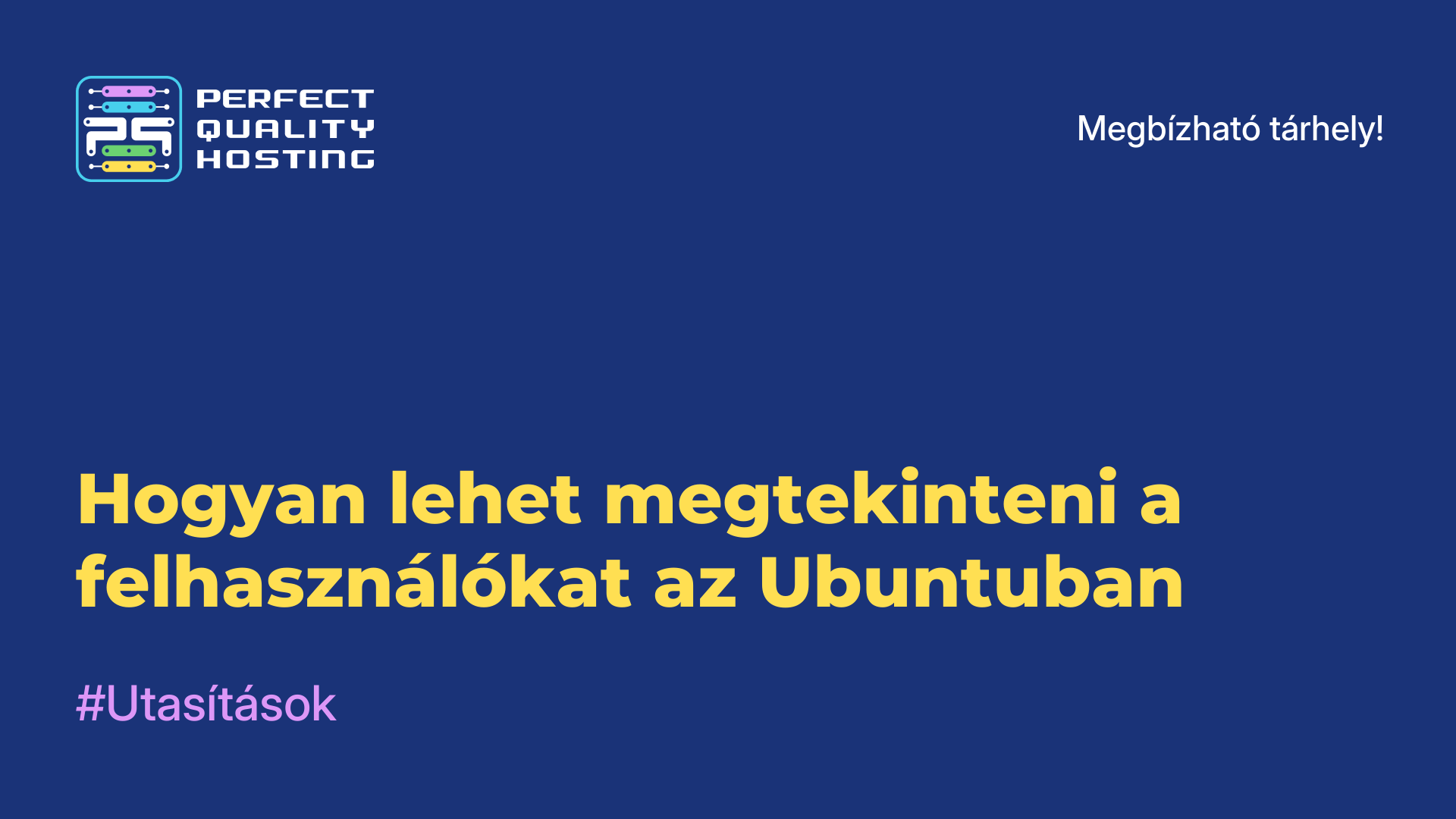 Hogyan lehet megtekinteni a felhasználókat az Ubuntuban