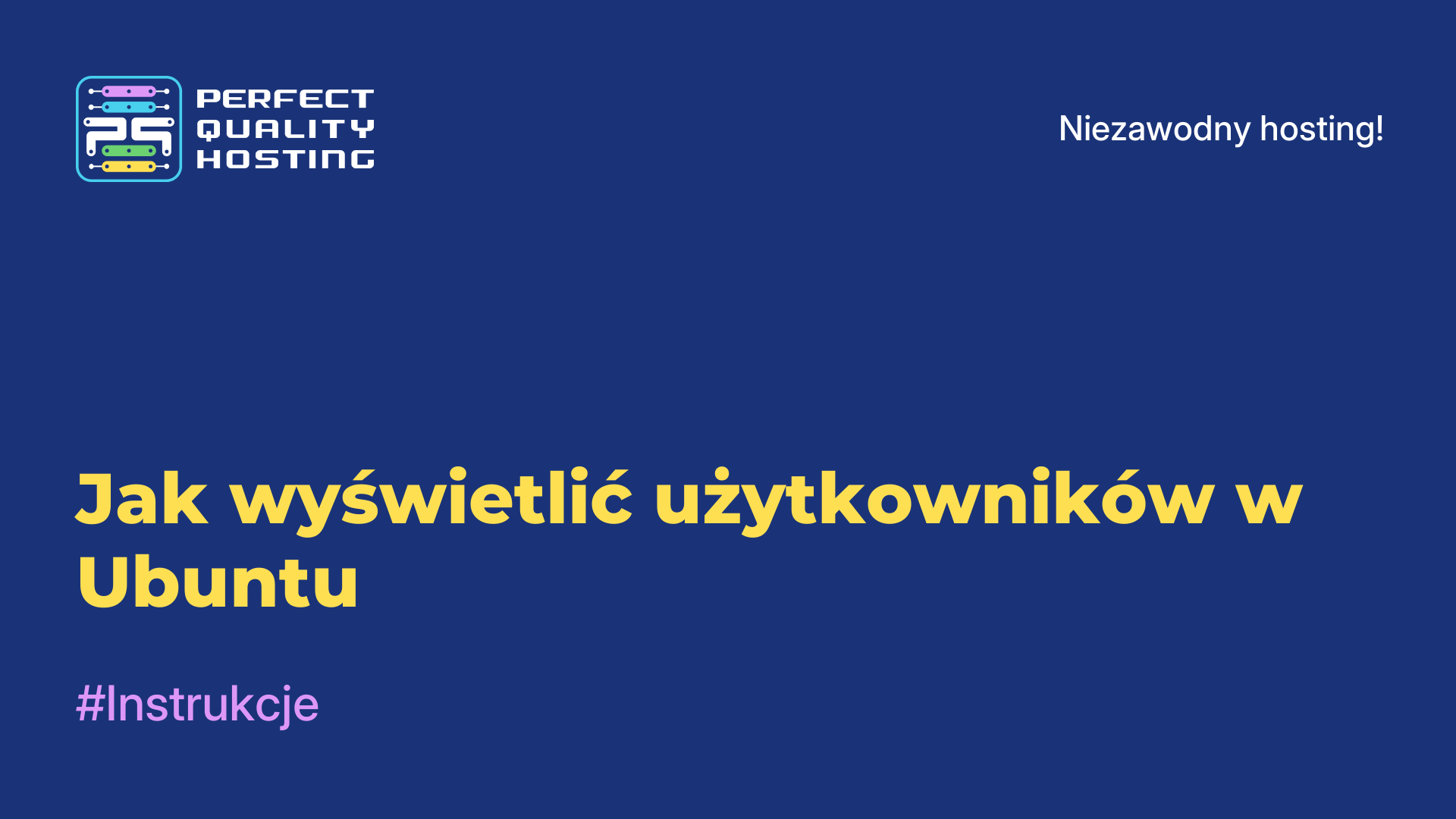 Jak wyświetlić użytkowników w Ubuntu