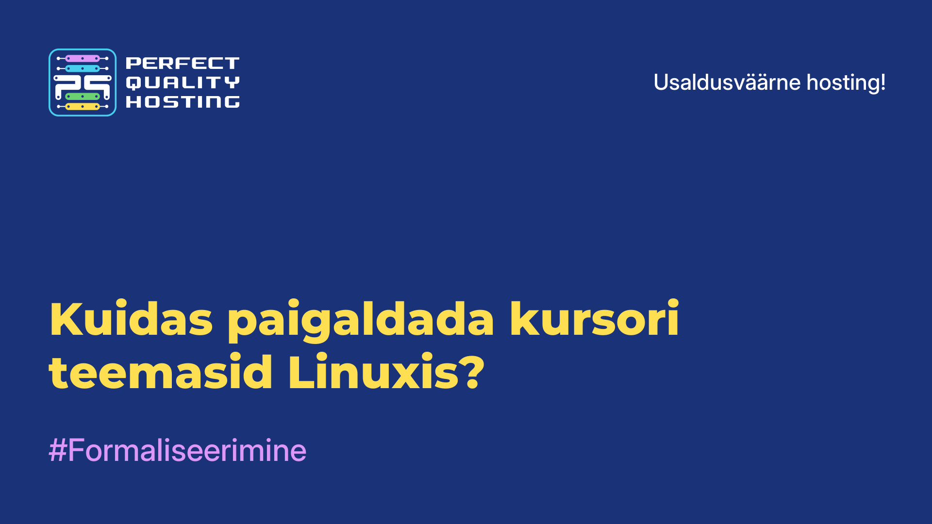 Kuidas paigaldada kursori teemasid Linuxis?