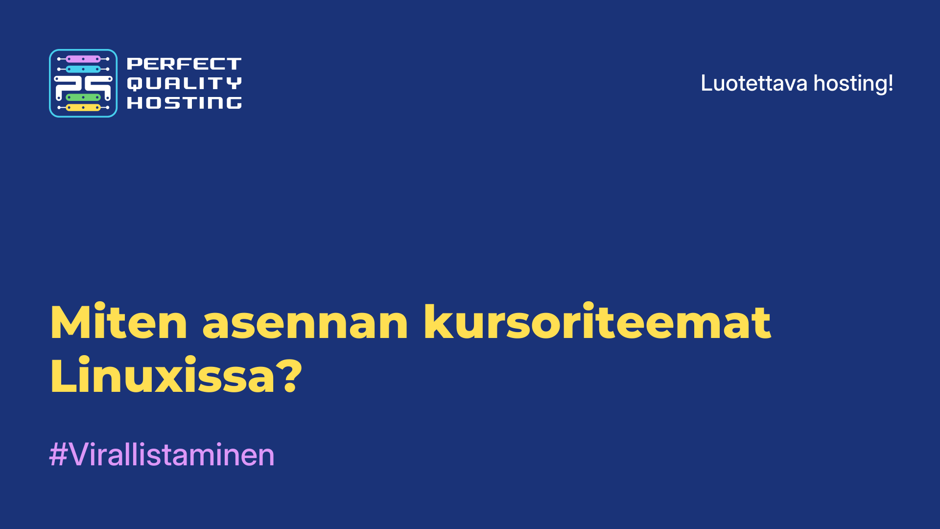 Miten asennan kursoriteemat Linuxissa?