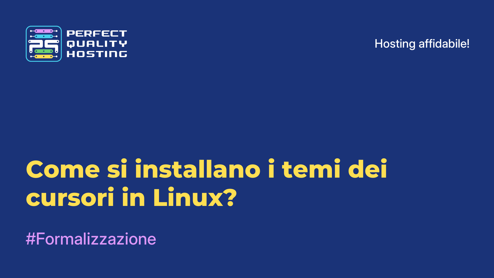 Come si installano i temi dei cursori in Linux?