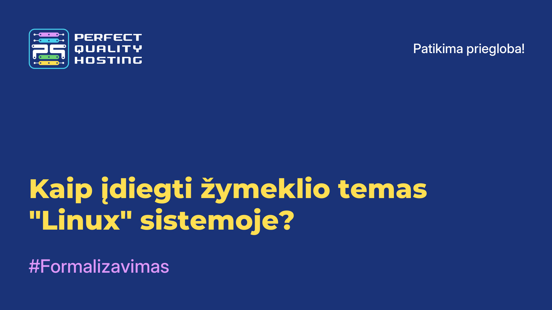 Kaip įdiegti žymeklio temas "Linux" sistemoje?