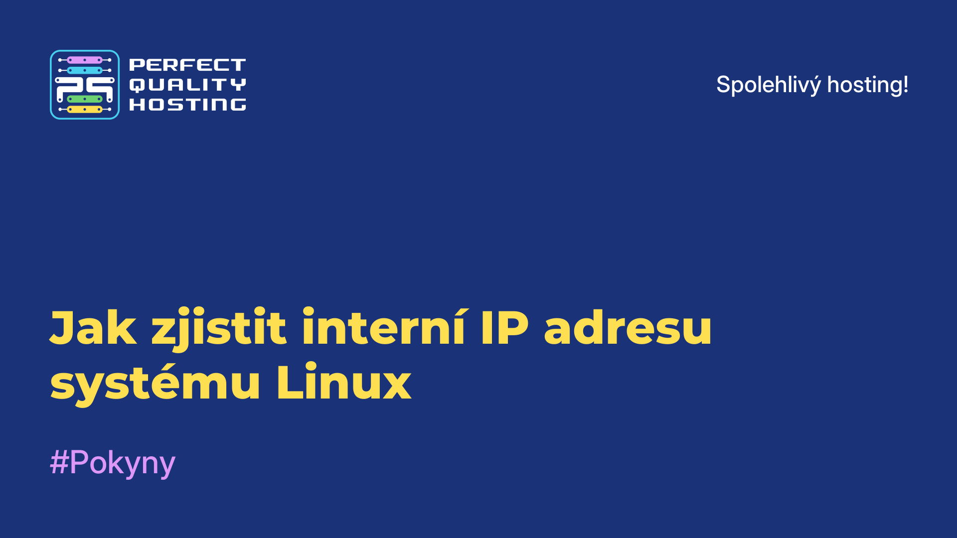 Jak zjistit interní IP adresu systému Linux