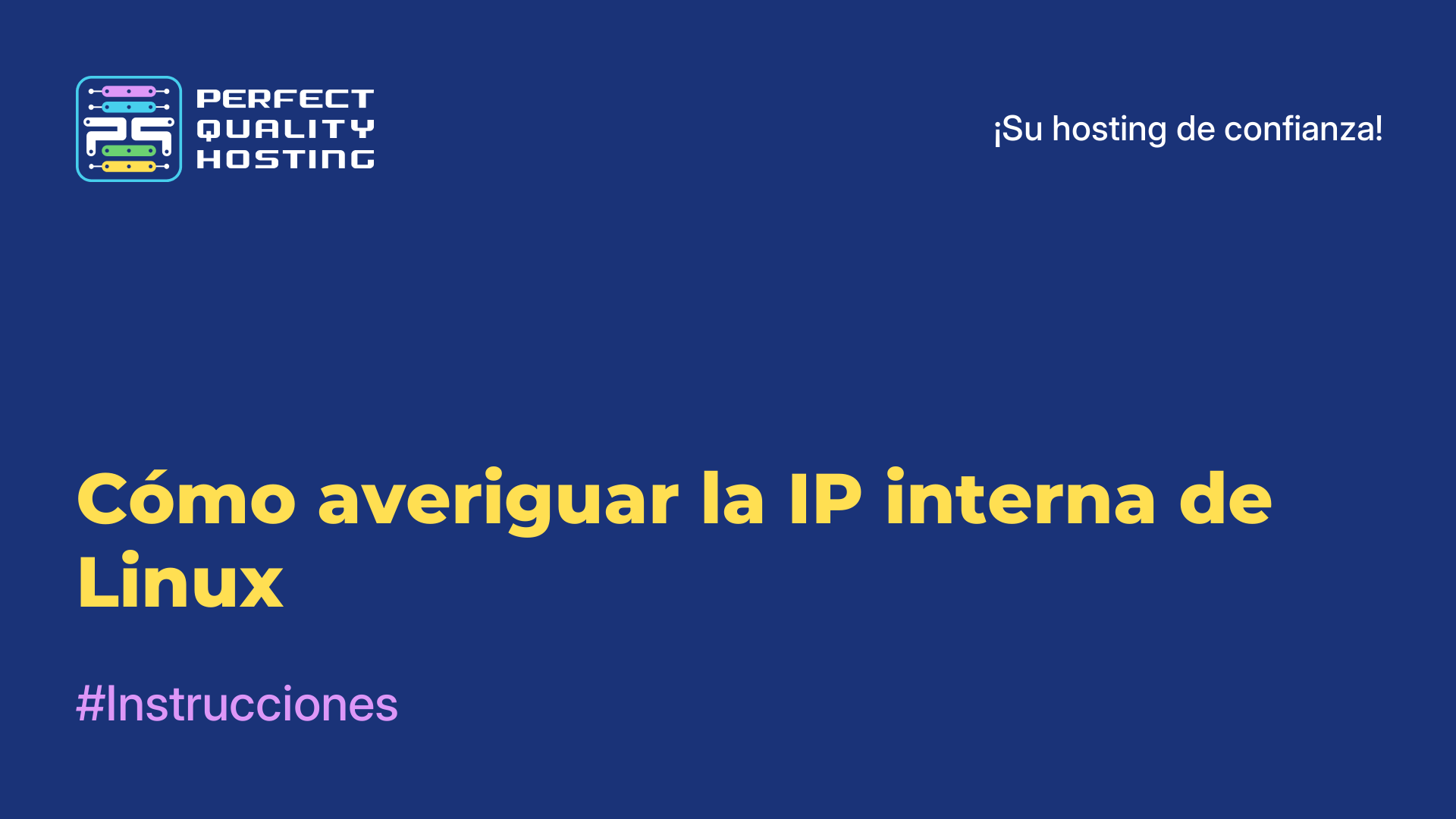 Cómo averiguar la IP interna de Linux