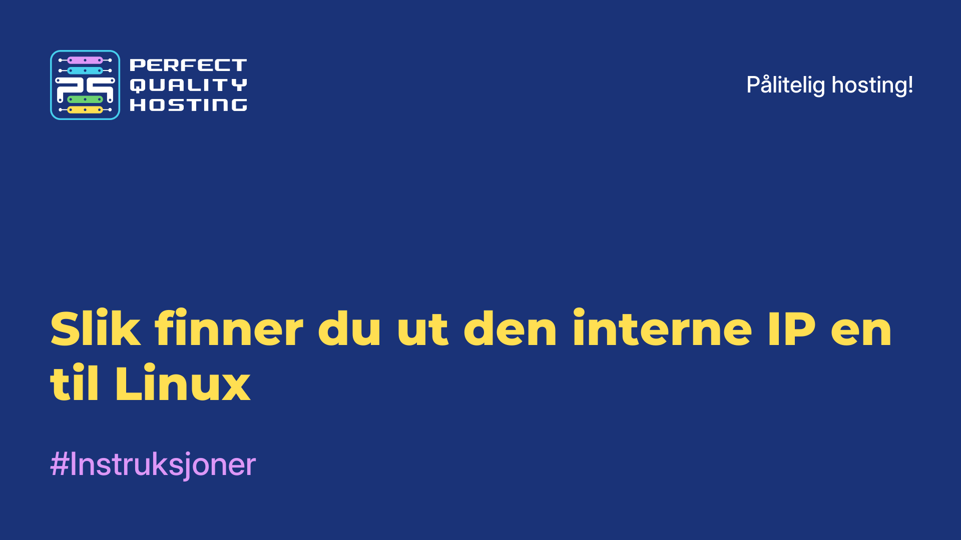 Slik finner du ut den interne IP-en til Linux