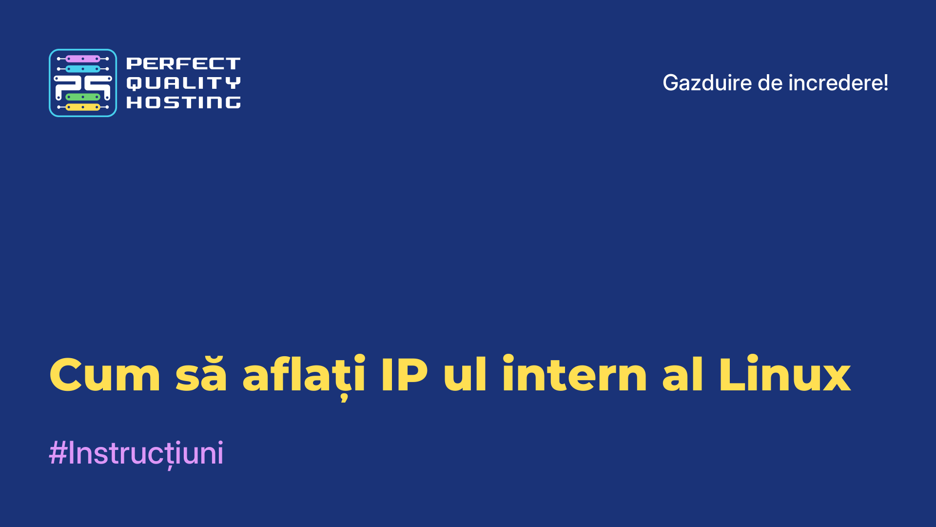 Cum să aflați IP-ul intern al Linux