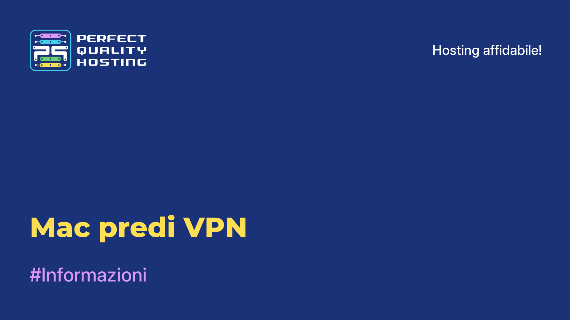 Mac predi VPN