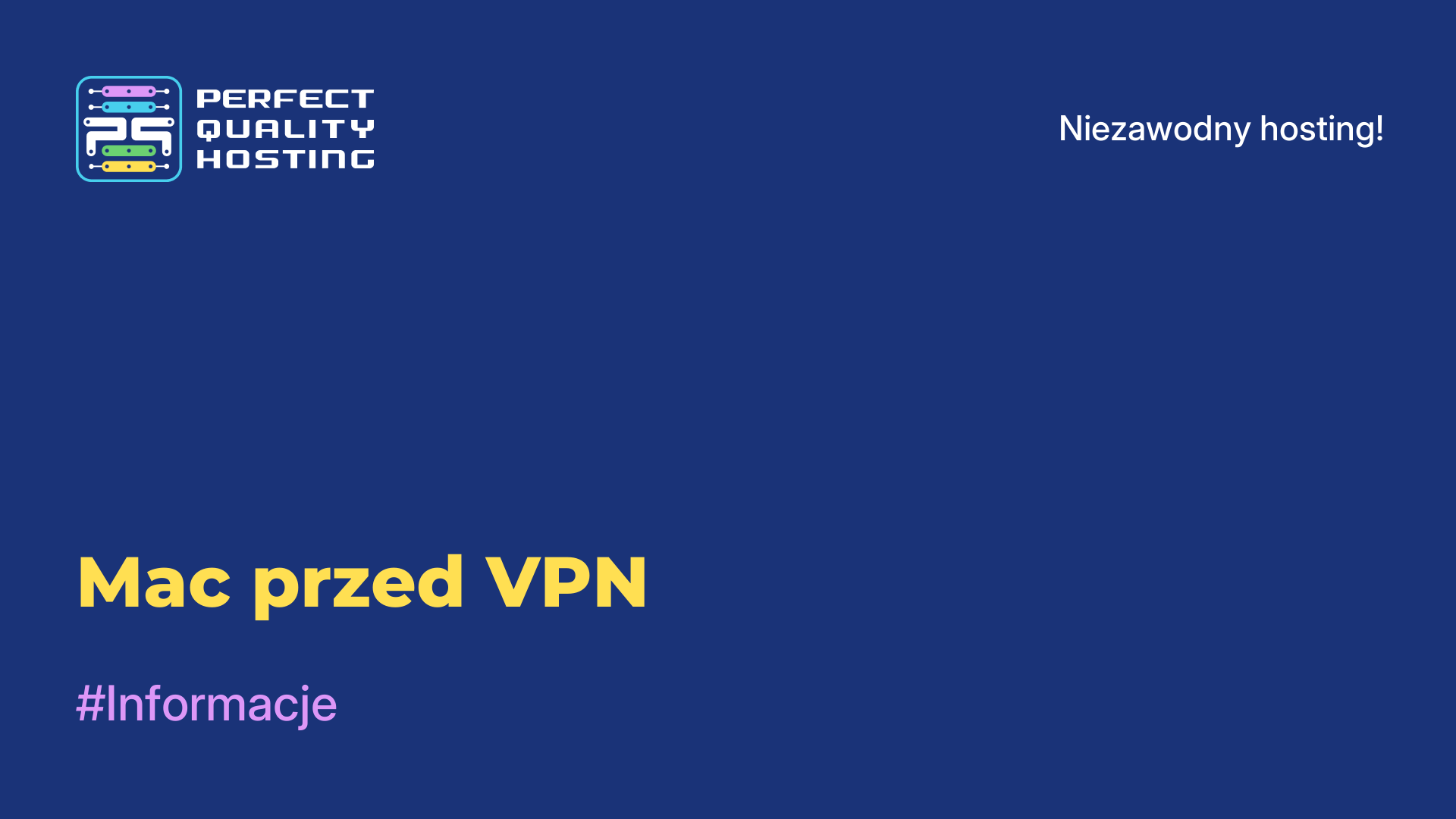 Mac przed VPN